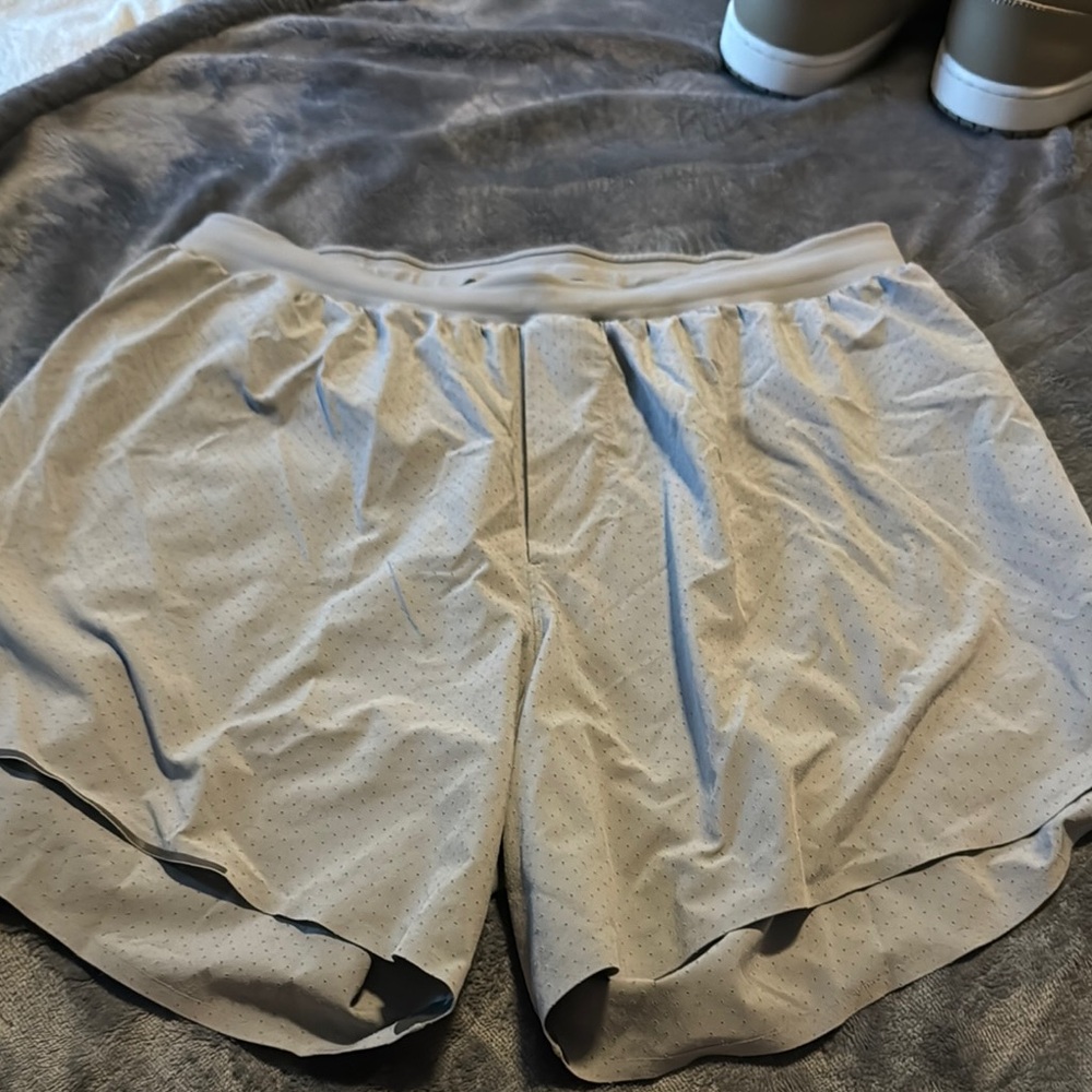 lululemon athletica Light Gray Athletic Shorts